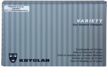 Kryolan Basic Eyes палітра тіней для повік 18 відтінків