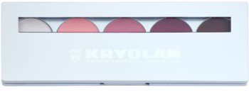 Kryolan Basic Eyes Eyeshadow Palette with 5 Shades With Mirror And Applicator