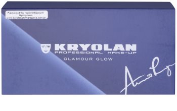 Kryolan Basic Eyes paleta de 8 culori cu oglindă si aplicator