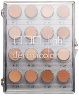 Kryolan Dermacolor Light 16 színből álló korrektor paletta