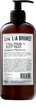 L:A Bruket Body Săpun lichid cu bergamot si patchouli pentru maini si corp