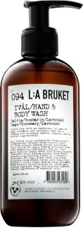 L:A Bruket Body Flüssigseife mit Salbei, Rosmarin und Lavendel für Hände und Körper