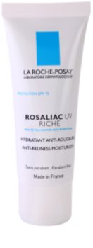 La Roche-Posay Rosaliac UV Riche crema calmante nutritiva para pieles sensibles con tendencia a las rojeces SPF 15