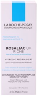 La Roche-Posay Rosaliac UV Riche crema calmante nutritiva para pieles sensibles con tendencia a las rojeces SPF 15