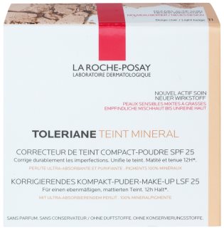 La Roche-Posay Toleriane Teint Mineral Pressed Powder for Normal to Combination Skin SPF 25
