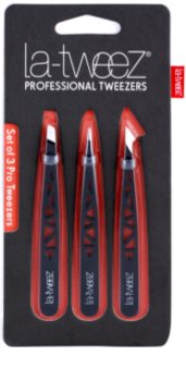 La-Tweez Professional Tweezers set pinzet 3 ks