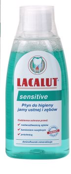 Lacalut Sensitive elixir bocal para dentes sensíveis