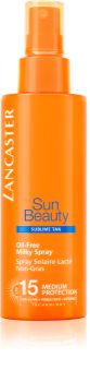 Lancaster Sun Beauty spray lacté solaire non-gras SPF 15
