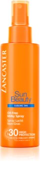 Lancaster Sun Beauty leite bronzeador não gorduroso em spray SPF 30
