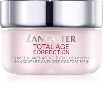 Lancaster Total Age Correction odżywczy krem przeciwzmarszczkowy SPF 15