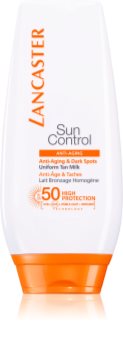 Lancaster Sun Control leite solar com efeito antirrugas SPF 50