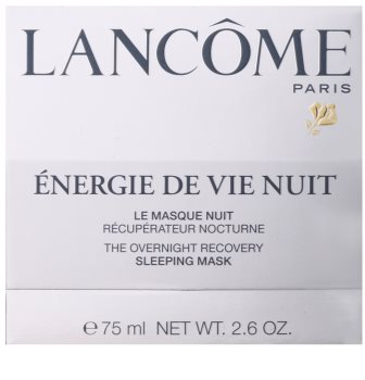 Lancôme Énergie de Vie mască de noapte pentru reînnoire pentru ten obosit