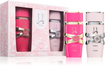 lattafa yara candy woda perfumowana 100 ml   zestaw 