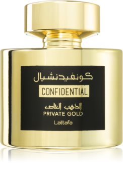 lattafa confidential private gold