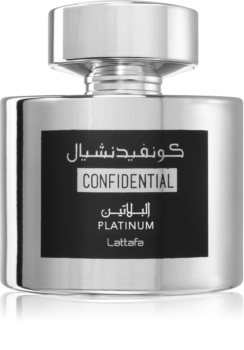 lattafa confidential platinum woda perfumowana 100 ml   
