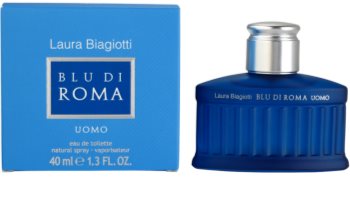Laura Biagiotti Blu Di Roma UOMO Eau de Toilette voor Mannen 40 ml