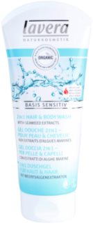 Lavera Basis Sensitiv gel doccia per corpo e capelli