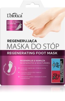 L’biotica Masks regeneračná maska na chodidlá vo forme ponožiek