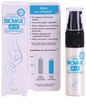 L’biotica Biovax A+E nährendes Serum gegen brüchiges Haar