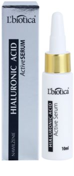 L'biotica Active Serum Hyaluronic Acid festigende Feuchtigkeitspflege mit regenerierender Wirkung