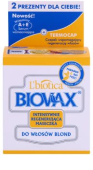L'biotica Biovax Blond Hair megújító maszk szőke hajra