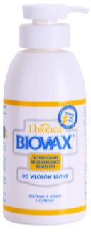 L’biotica Biovax Blond Hair rozjasňujúci šampón pre blond vlasy