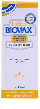 L’biotica Biovax Blond Hair osvetljevalni šampon za blond lase