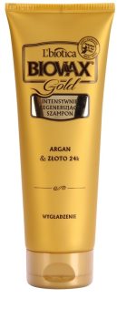 L’biotica Biovax Glamour Gold regenerační šampon s arganovým olejem