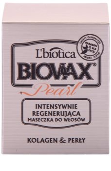L'biotica Biovax Glamour Pearl regenerační maska pro hydrataci a lesk