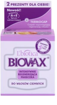 L'biotica Biovax Dark Hair intenzivní vlasová maska pro hydrataci a lesk