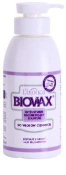 L’biotica L'biotica Biovax Dark Hair osvěžující šampon pro barvené vlasy