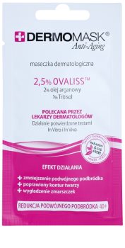 L’biotica DermoMask Anti-Aging mascarilla reafirmante para la eliminar la papada 40+