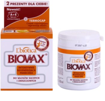 L’biotica Biovax Dry Hair maseczka regenerująca i nawilżająca do włosów suchych i zniszczonych