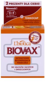 L’biotica Biovax Dry Hair maseczka regenerująca i nawilżająca do włosów suchych i zniszczonych