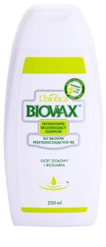 L’biotica Biovax Dull Hair Pflegendes Shampoo mit verstärkender Wirkung für fettiges Haar und Kopfhaut
