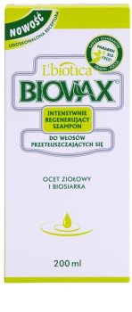 L’biotica Biovax Dull Hair Pflegendes Shampoo mit verstärkender Wirkung für fettiges Haar und Kopfhaut