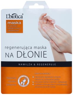 L'biotica Masks regenerační maska na ruce ve formě rukavic