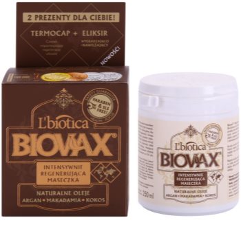 L'biotica Biovax Natural Oil maseczka rewitalizująca dla doskonałego wyglądu włosów