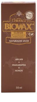 L’biotica Biovax Natural Oil vlažilni in hranilni serum za sijaj in mehkobo las