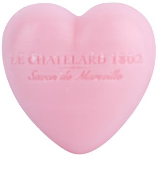 Le Chatelard 1802 Rose & Peony mydlo v tvare srdca