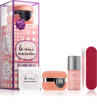 Le Mini Macaron Gel Manicure Kit Rose Creme Cosmetic Set VI. (for Nails)