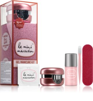 Le Mini Macaron Gel Manicure Kit Rose Gold kosmetická sada IX. (na nehty)