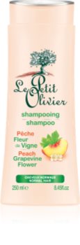 Le Petit Olivier Peach & Grapevine Flower Shampoo für normales Haar