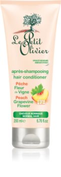 Le Petit Olivier Peach & Grapevine Flower après-shampoing pour cheveux normaux