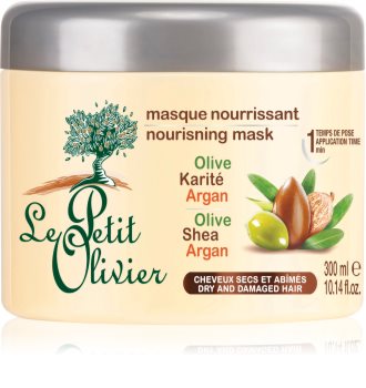 Le Petit Olivier Olive, Shea & Argan подхранваща маска за коса