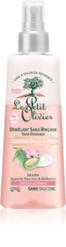 Le Petit Olivier Sweet Almond & Rice Cream bezoplachový kondicionér pro normální vlasy