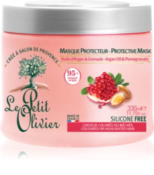 Le Petit Olivier Argan Oil & Pomegranate Mask For Coloured Or Streaked Hair