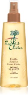 Le Petit Olivier Shea Butter suchý olej na vlasy a telo