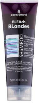 Lee Stafford Bleach Blondes Shampoo für blonde Haare neutralisiert gelbe Verfärbungen