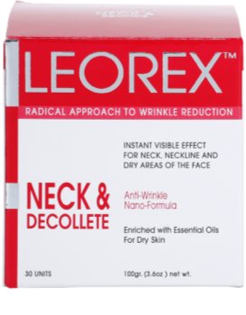 Leorex Booster Neck & Decollete máscara para pescoço e decote